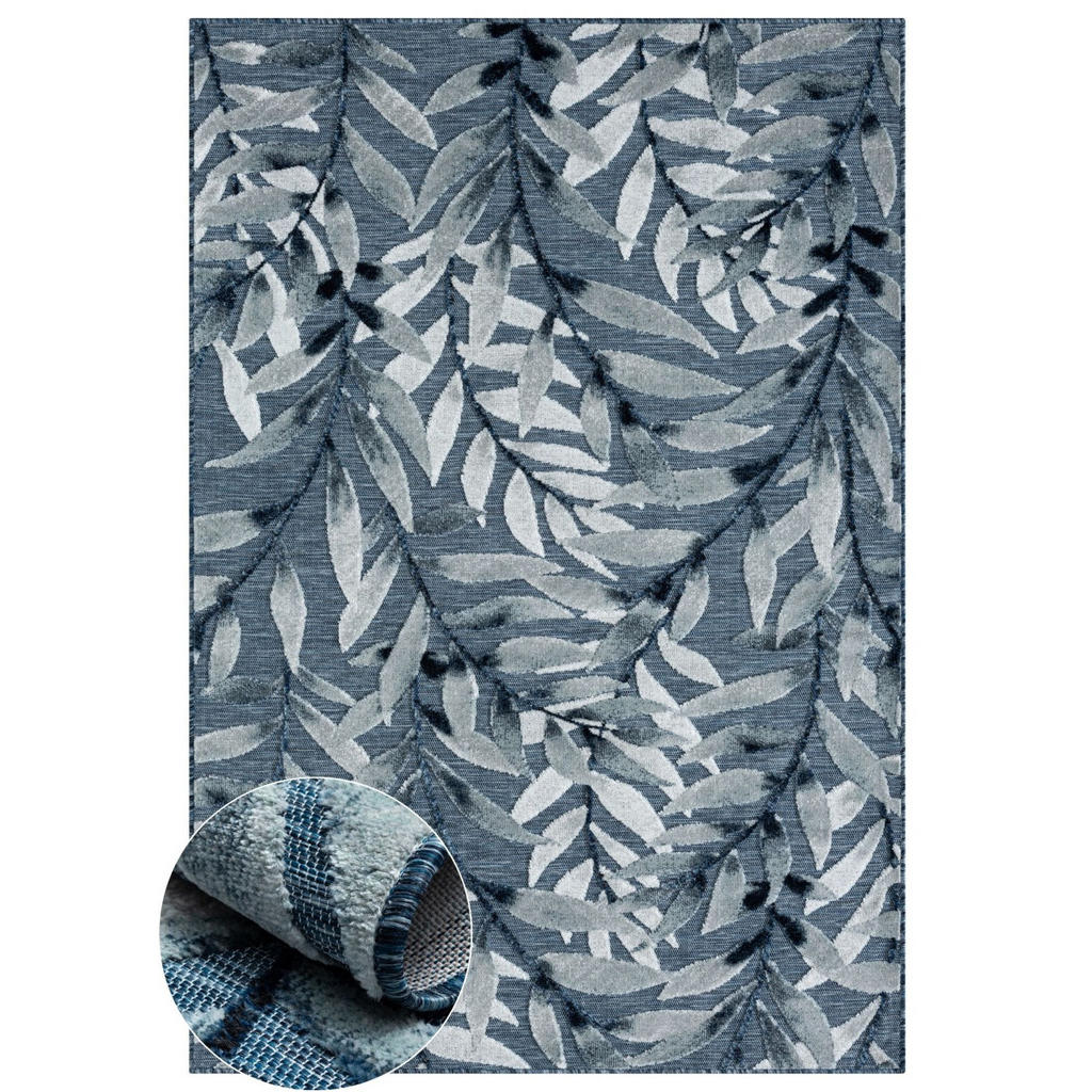 My-Rug Outdoorteppich, Dunkelblau, Textil, Rechteckig, 140x200 cm, UV-beständig, pflegeleicht, wasserabweisend, für Fußbodenheizung geeignet, leicht zusammenrollbar, schmutzabweisend, Teppiche & Böden, Teppiche, Outdoorteppiche von My-Rug