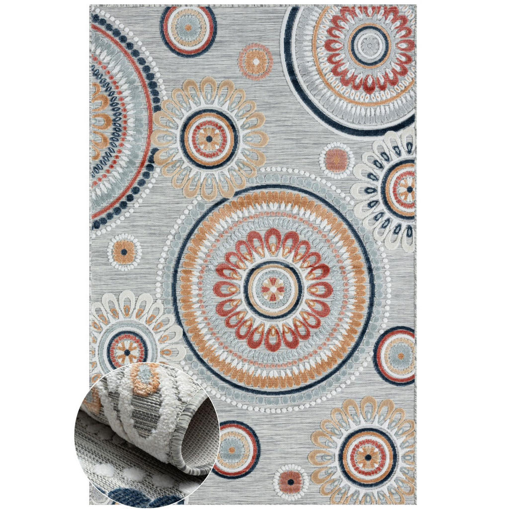 My-Rug Outdoorteppich, Hellgrau, Textil, Rechteckig, 160x230 cm, UV-beständig, pflegeleicht, wasserabweisend, für Fußbodenheizung geeignet, leicht zusammenrollbar, schmutzabweisend, Teppiche & Böden, Teppiche, Outdoorteppiche von My-Rug