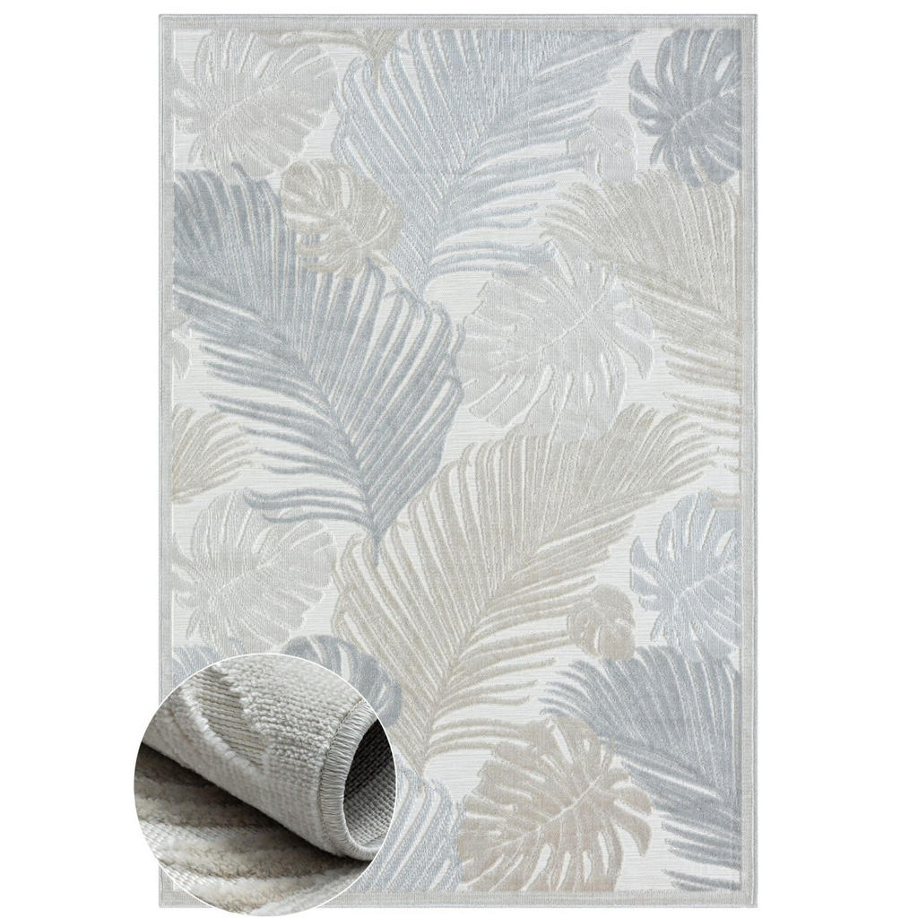 My-Rug Outdoorteppich, Hellgrau, Textil, Rechteckig, 100x160 cm, UV-beständig, pflegeleicht, wasserabweisend, für Fußbodenheizung geeignet, leicht zusammenrollbar, schmutzabweisend, Teppiche & Böden, Teppiche, Outdoorteppiche von My-Rug