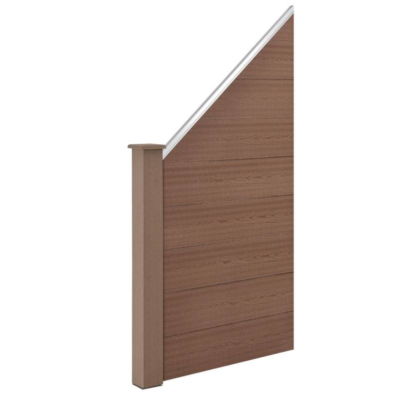 NEU.HOLZ GARTENZAUN Braun