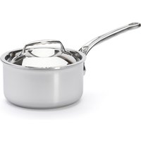 de Buyer Affinity Stielkasserolle 16 cm mit Deckel - Edelstahl-Mehrschichtmaterial von De Buyer