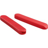 triangle Silikonspitzen Set 2-teilig rot für Pinzette 35 cm von triangle tools