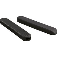 triangle Silikonspitzen Set 2-teilig schwarz für Pinzette 30 cm von triangle tools