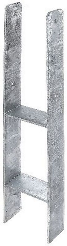 NW-GAH H-Pfostenträger (101x300x600x60mm / Stahl roh feuerverzinkt) - 213831 von NW-GAH
