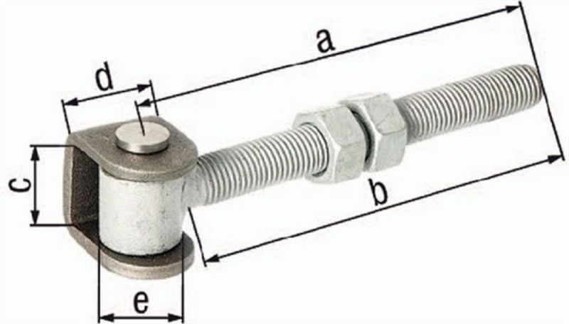 NW-GAH Torband (144x138x37x30mm / Stahl roh) - 418366 von NW-GAH