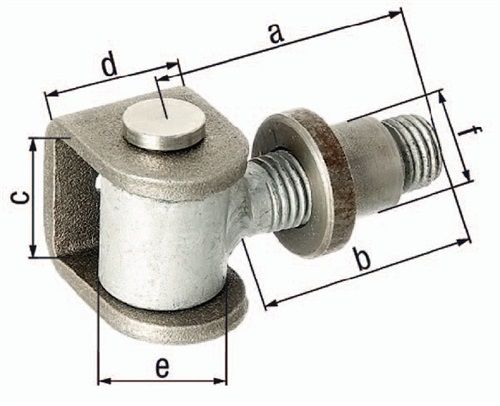 NW-GAH Torband (65x42x37x30mm / Stahl roh) - 418304 von NW-GAH