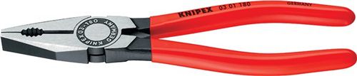 NW-KNIPEX Kombizange (Länge 180 mm / poliert Kunststoffüberzug) - 03 01 180 von NW-KNIPEX