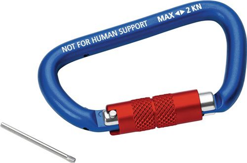 NW-KNIPEX Materialkarabiner (Länge 81 mm / mit Schraubverschluss) - 00 50 03 T BK von NW-KNIPEX