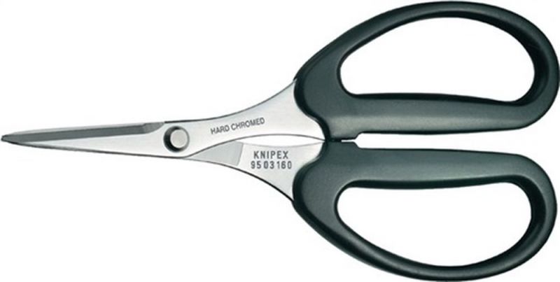 NW-KNIPEX Schere Gesamtlänge 160 mm Schnittlänge 42 mm - 95 03 160 SB von NW-KNIPEX