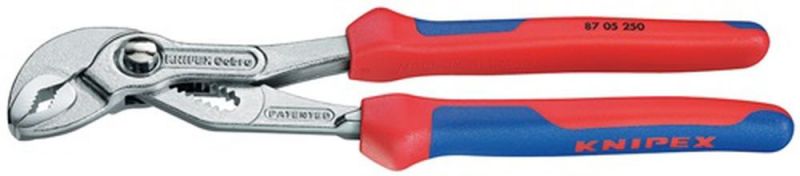 NW-KNIPEX Wasserpumpenzange (Länge 250 mm Spannweite 46 mm / verchromt) - 87 05 250 von NW-KNIPEX