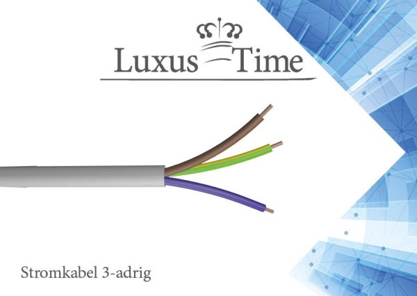 NYM-J 3x2,5 / 3x1,5 mm Elektro Installationsleitung 1-500m Mantelleitung Kabel 3 Adrig NYM-J 3x2,5 / 3x1,5 mm Elektro Installationsleitung 1-500m Mantelleitung Kabel 3 Adrig