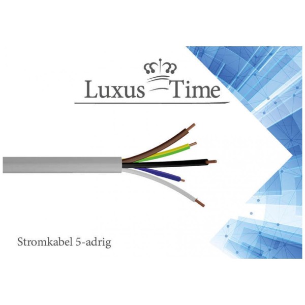 NYM-J 5x2,5 / 5x1,5 mm Elektro Installationsleitung 1-500m Mantelleitung Kabel 5 Adrig