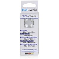 Nachfülltabletten für elektronischer Poolwassertester PoolLab 9 in 1 Nachfülltabletten für elektronischer Poolwassertester PoolLab 9 in 1 von WATER-I.D. GMBH