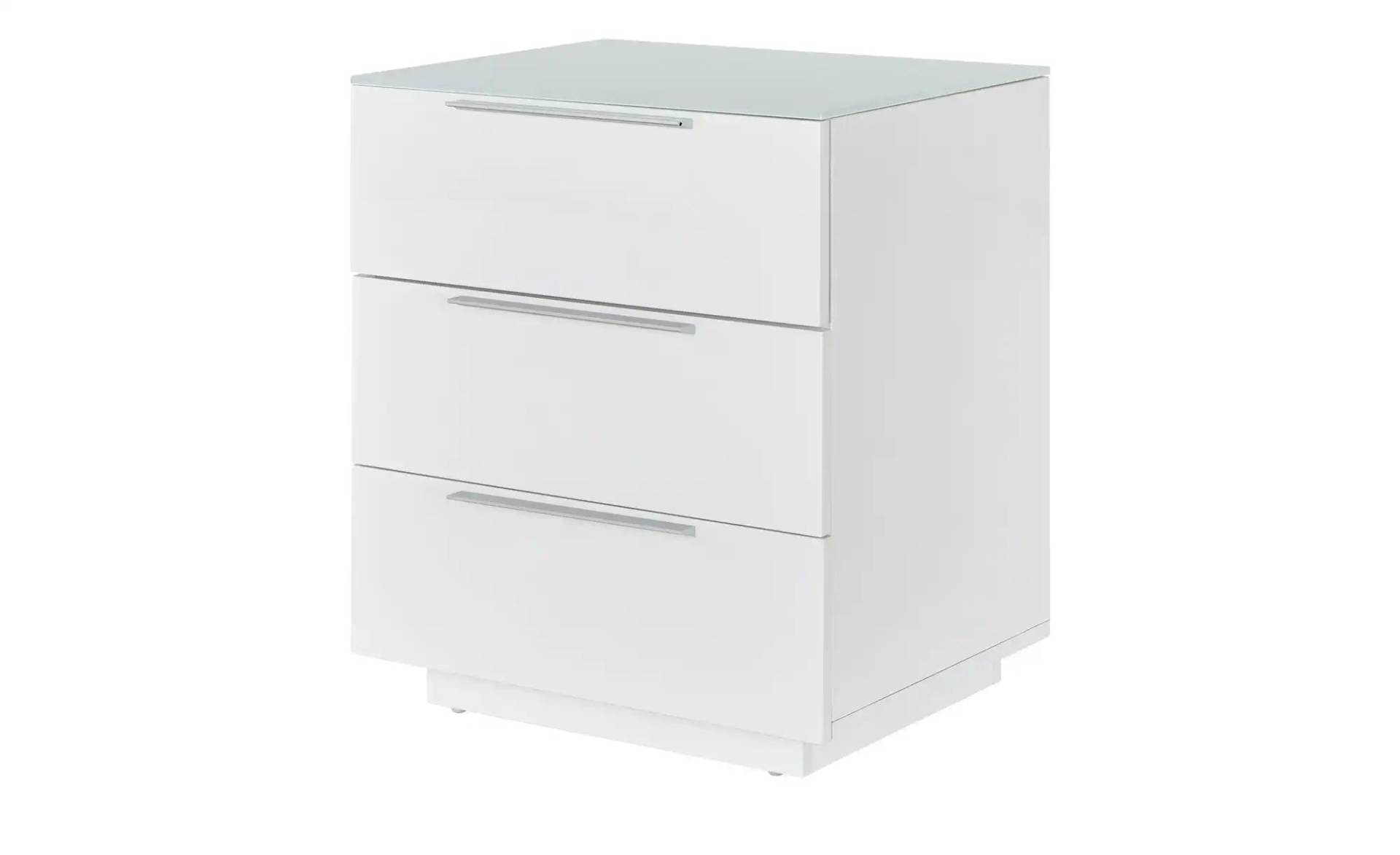 Nachtkommode   ¦ weiß ¦ Maße (cm): B: 50 H: 60 T: 40.0 Kommoden & Sideboards > Kommoden - Möbel Kraft