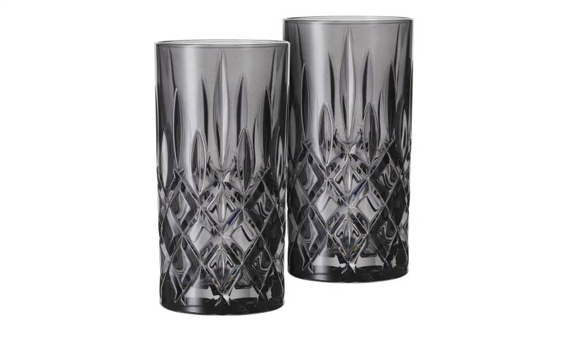 Nachtmann Longdrinkgläser  2er Set Noblesse ¦ grau ¦ Glas ¦ Maße (cm): B: 7,8 H: 15,1 T: 16.3  Ø: 8.0 Gläser & Karaffen > Cocktailgläser - Möbel Kraft