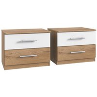 Nachtschrank 1 Paar NORA von WIMEX braun