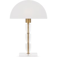 Nachttischlampe Metall Stoff E27 47 cm hoch rund ROSA von Maytoni