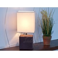 Nachttischleuchte weiß braun E27 H:30cm Keramik Nachttischleuchte weiß braun E27 H:30cm Keramik von Rabalux