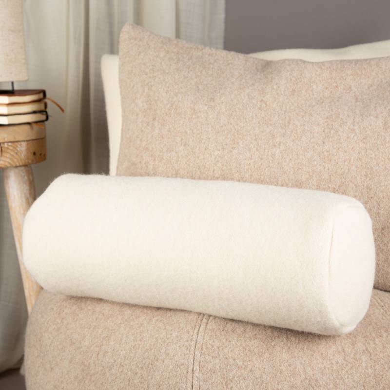 Nackenrolle "Komfort" | 100% Schurwolle | creme