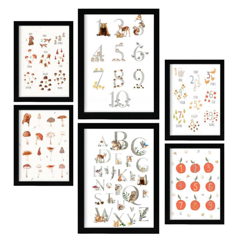 Nacnic POSTER Schwarz