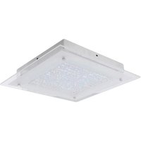 Näve Leuchten LED Deckenleuchte NV1182842 Chrom Metall Glas B/H/T: ca. 36x6x36 cm null 1 Brennstellen von Näve