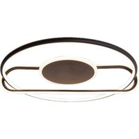 Näve Leuchten LED Deckenleuchte NV1384822 schwarz Metall B/H/L: ca. 54x13x54 cm null 1 Brennstellen von Näve