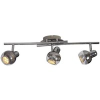 Näve Leuchten LED-Wand- Deckenleuchten NV1117642 Chrom Glas B/H/T: ca. 55x8x14 cm 3 Brennstellen von Näve