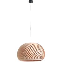 Natürliche Hängelampe Holz wohnlich E27 Ø45 cm rund Natürliche Hängelampe Holz wohnlich E27 Ø45 cm rund von ALDEX