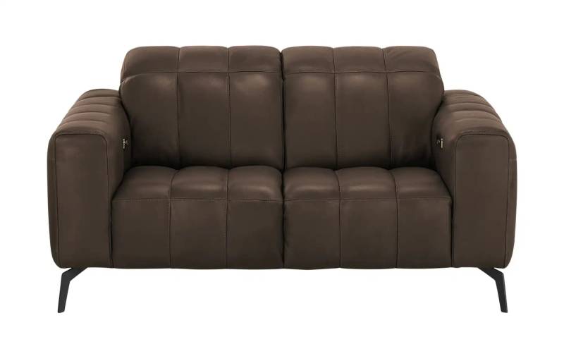 Natuzzi Editions Ledersofa mit Kopfteilverstellung Portento ¦ braun ¦ Maße (cm): B: 164 H: 78 T: 109.0 Polstermöbel > Sofas > 2-Sitzer - Höffner