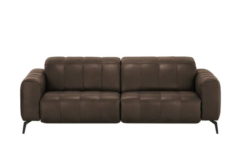 Natuzzi Editions Ledersofa mit Kopfteilverstellung Portento ¦ braun ¦ Maße (cm): B: 230 H: 78 T: 109.0 Polstermöbel > Sofas > 3-Sitzer - Höffner