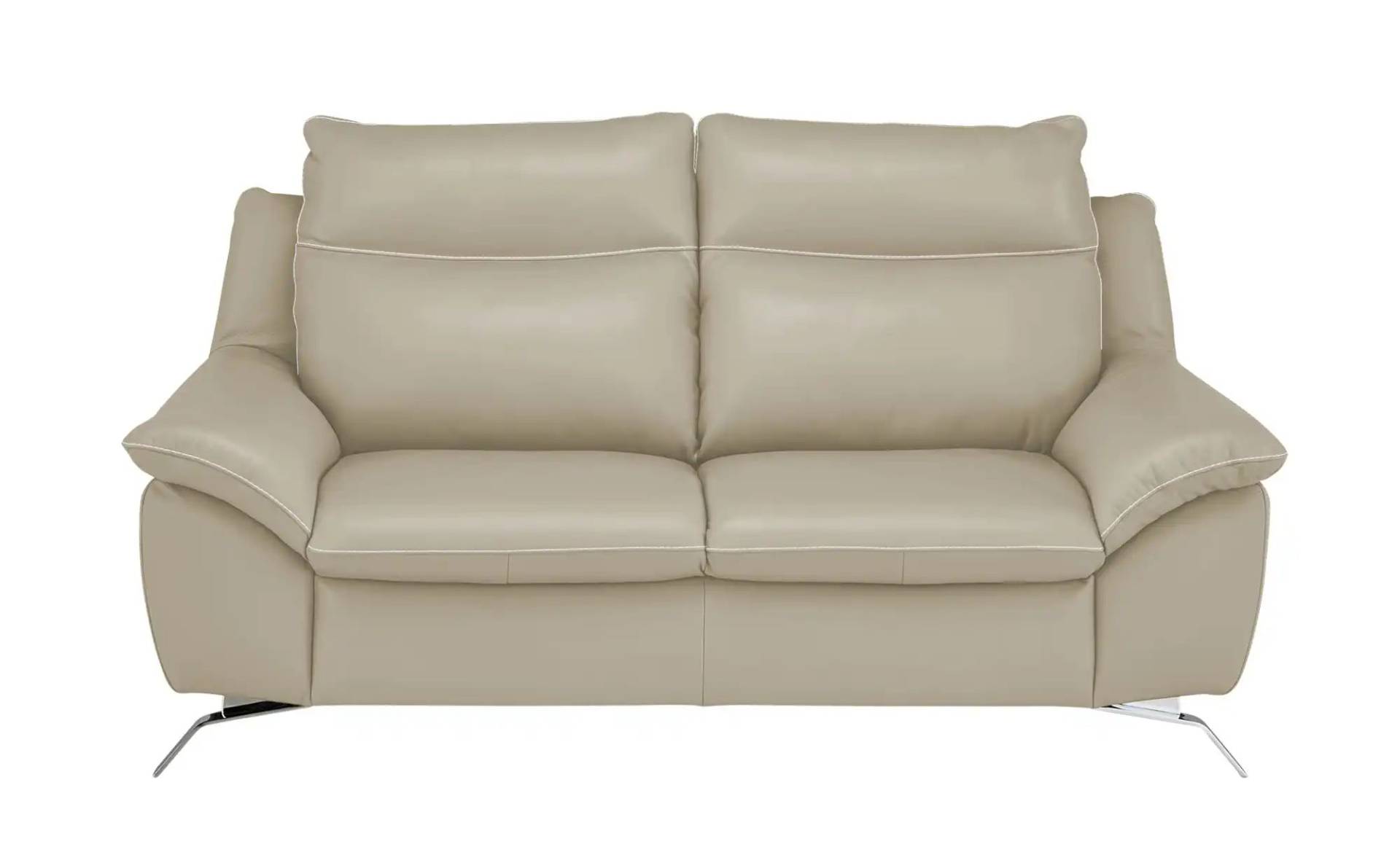 Natuzzi Editions Sofa aus Echtleder Orlando ¦ beige ¦ Maße (cm): B: 180 H: 94 T: 95.0 Polstermöbel > Sofas > 2-Sitzer - Höffner