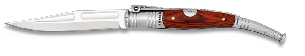 Navaja Taschenmesser SERRANA CARRACA.Wood 8,7cm Geschenk-Box von Martinez Albainox