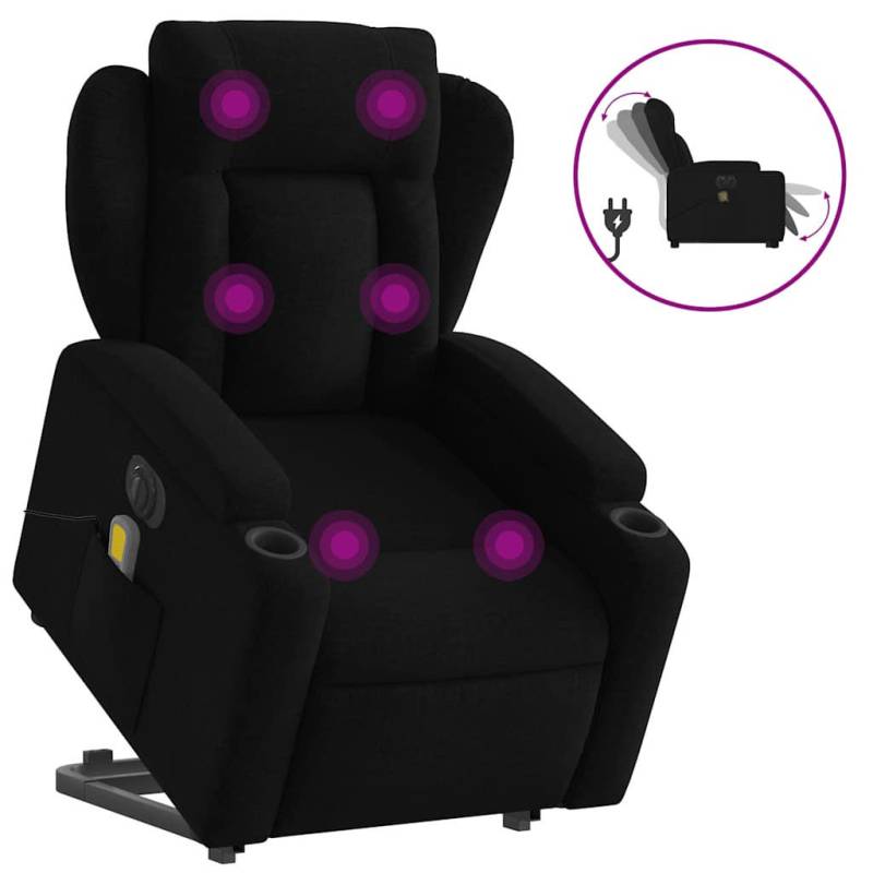 Nettlife MASSAGESESSEL Schwarz