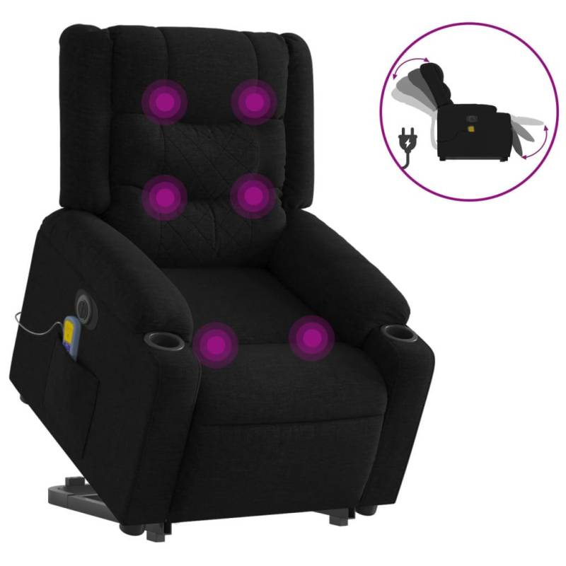 Nettlife MASSAGESESSEL Schwarz
