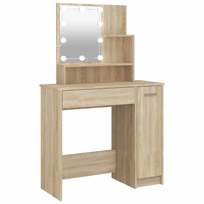 Nettlife SCHMINKTISCH Braun
