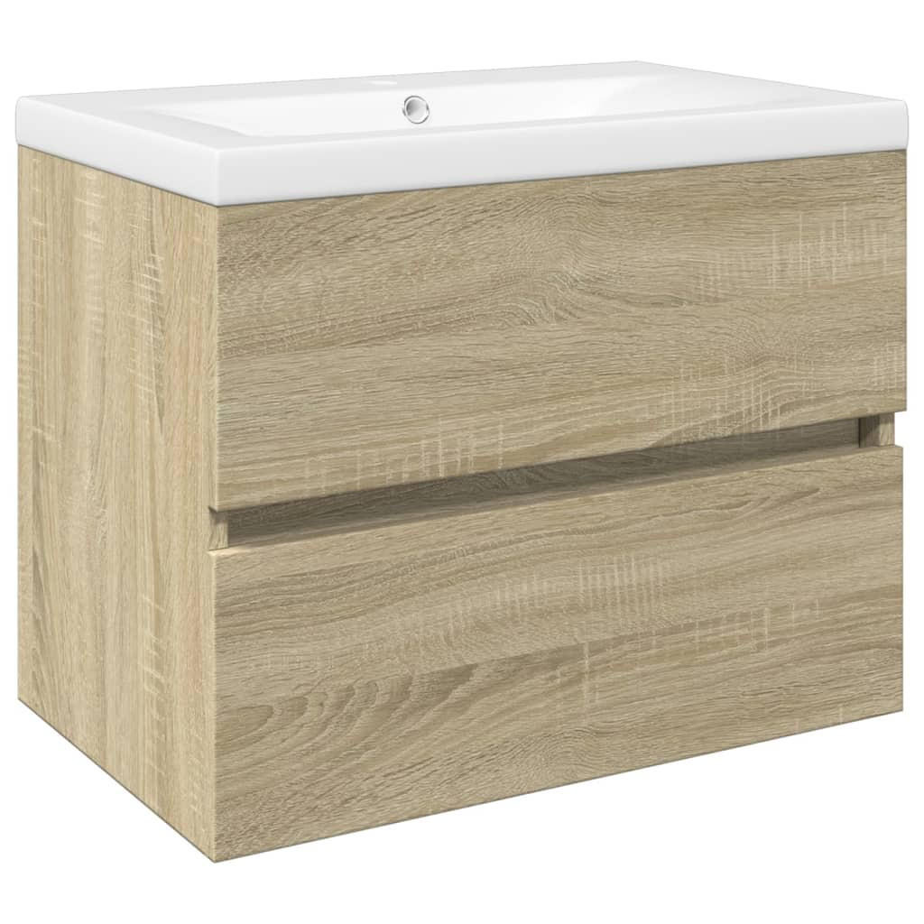 Nettlife WASCHBECKENUNTERSCHRANK Braun