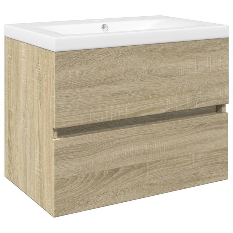 Nettlife WASCHBECKENUNTERSCHRANK Braun