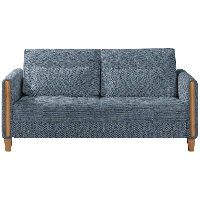 Niels Andersson SCHLAFSOFA Blau, Buche