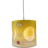 Niermann Dreh-Pendelleuchte Sunny gelb Kunststoff H/D: ca. 27x25 cm E27 von Sunny