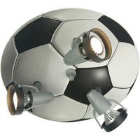 Niermann Fußball-Strahler Fußball 604 schwarz weiß D: ca. 35 cm GU10 3 Brennstellen von Niermann