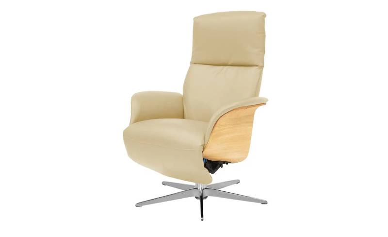 Nils Olsen Drehsessel mit Relaxfunktion Frederik ¦ beige ¦ Maße (cm): B: 78 H: 113 T: 79.0 Polstermöbel > Sessel > Relaxsessel - Höffner