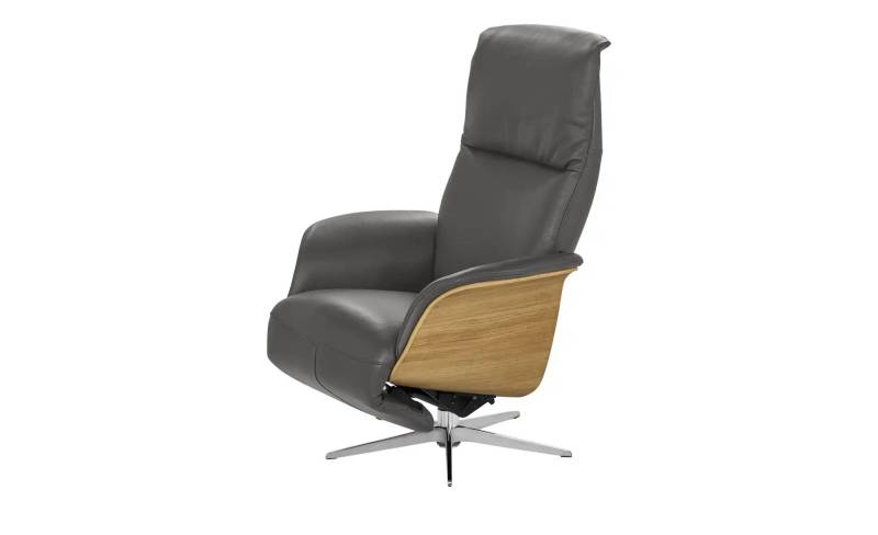 Nils Olsen Relaxsessel Leder / Kunstleder Frederik ¦ grau ¦ Maße (cm): B: 78 H: 113 T: 79.0 Polstermöbel > Sessel > Relaxsessel - Höffner