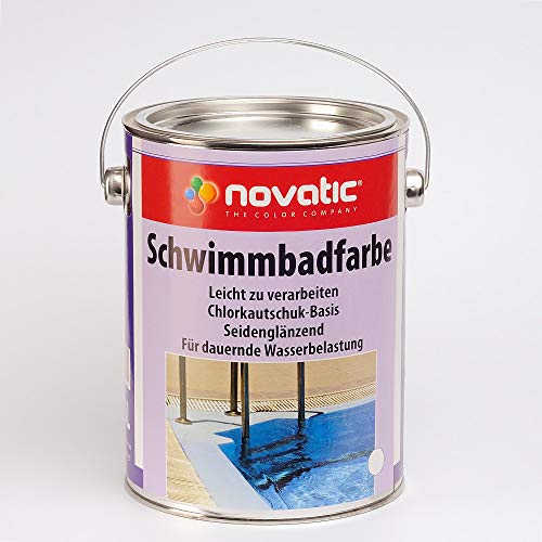 Novatic Schwimmbadfarbe, Blau 2,5 Ltr von novatic
