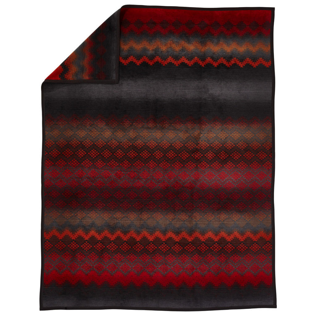 Novel WOHNDECKE Grau, Rot