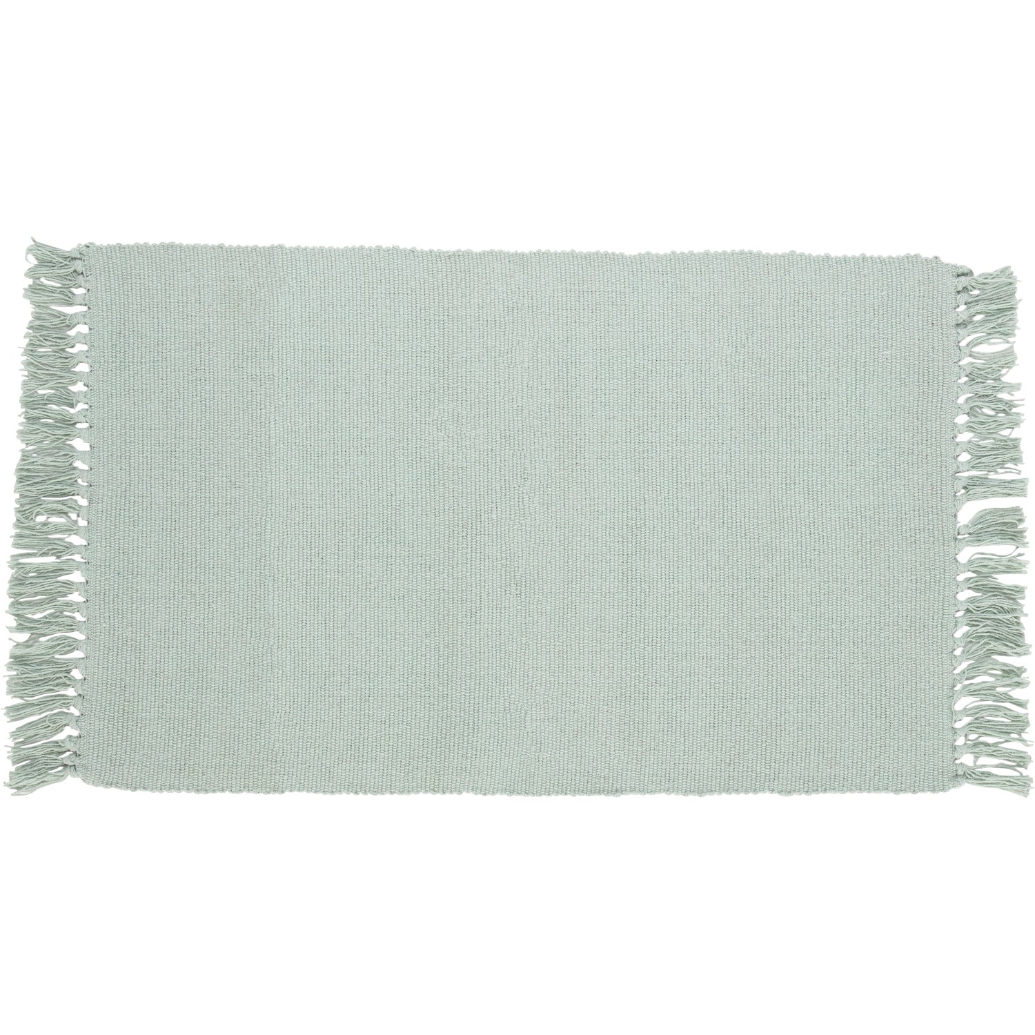 OBI Baumwoll Teppich Uni Mint 50 x 80 cm von -