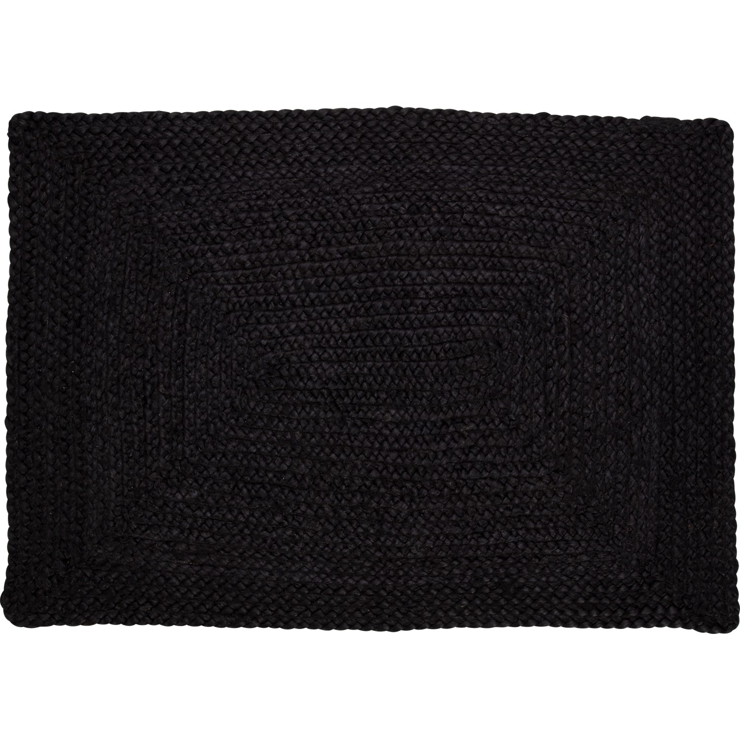 OBI Jute Teppich Schwarz 60 x 90 cm von -