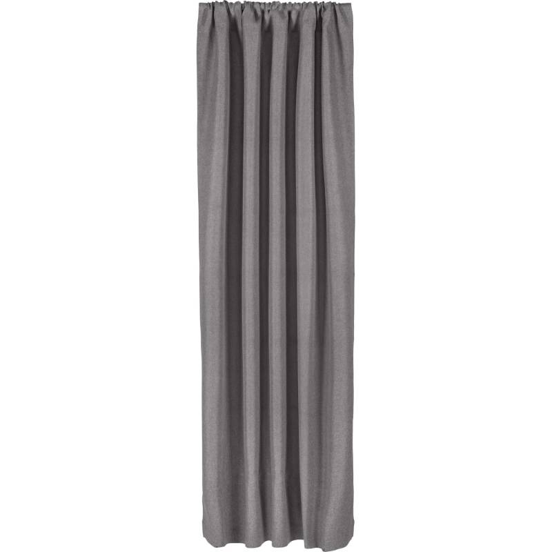OBI Vorhang mit Tunnelzug Dunkelgrau 2er-Set 135 cm x 250 cm von -