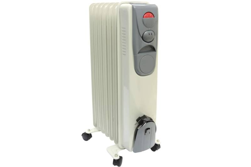 Ölheizkörper Heizung mit 7 Rippen 1500 Watt Elektro Heizgerät