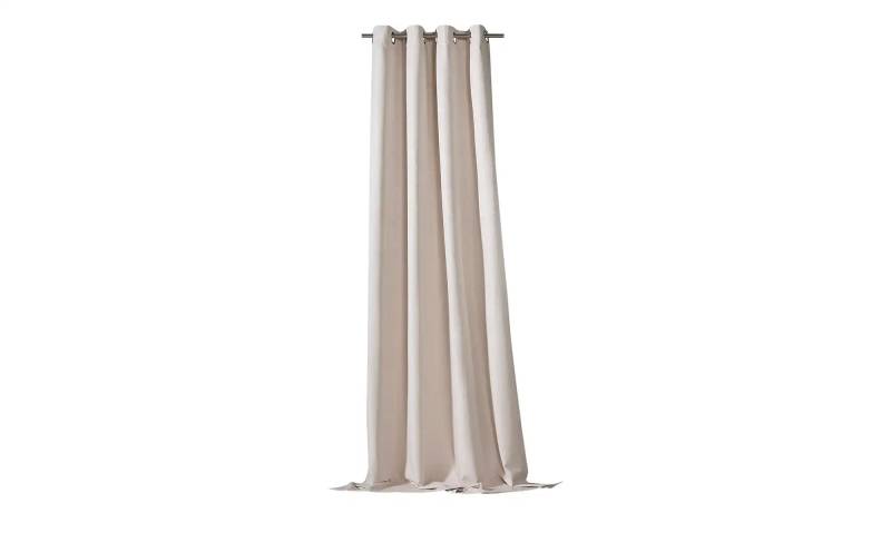 como verdunklungs thermo 245 x 135 cm (HxB) Ösenschal ¦ beige ¦ Synthetik ¦ Maße (cm): B: 135 Gardinen & Rollos > Gardinen & Vorhänge > Ösenschals - Höffner