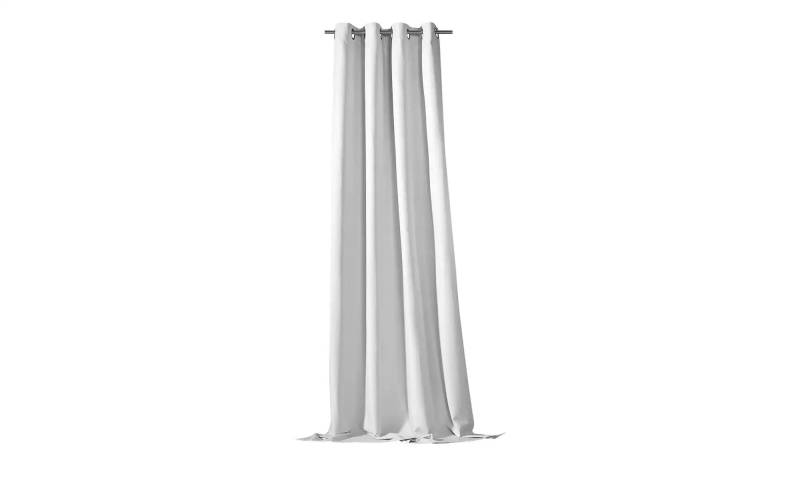 como verdunklungs thermo 245 x 135 cm (HxB) Ösenschal ¦ silber ¦ Synthetik ¦ Maße (cm): B: 135 Gardinen & Rollos > Gardinen & Vorhänge > Ösenschals - Höffner